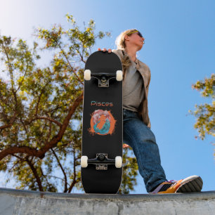 Fische Zodiac Horoskop Wasserastrologie Zeichen Skateboard