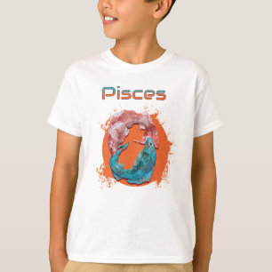 Fische Zodiac Horoskop Wasserastrologie Zeichen T-Shirt