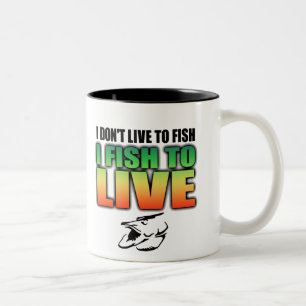 Fische, zum zu leben Tasse