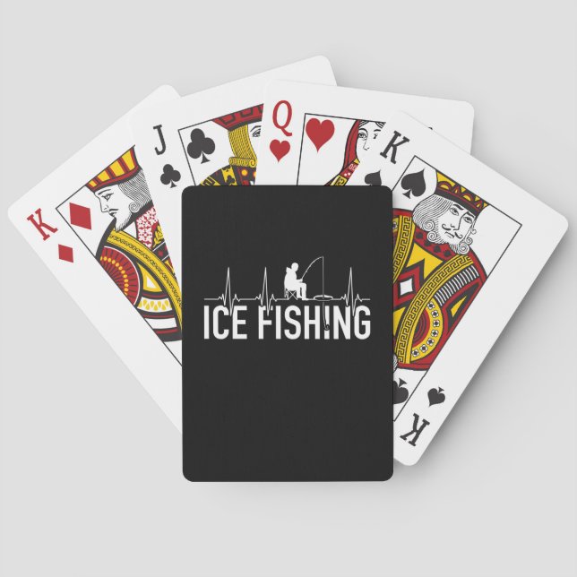 Fischeisfischen Herzschlag Spielkarten (Rückseite)
