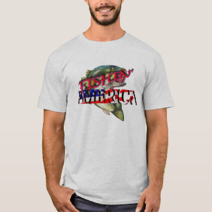 Fischen Amerika T-Shirt