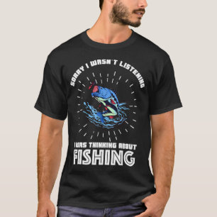 Fischen bei Sonnenuntergang T-Shirt