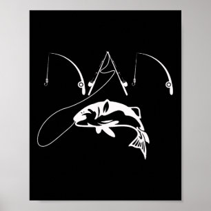 Fischen Daddy Fathers Day Shirt Poster