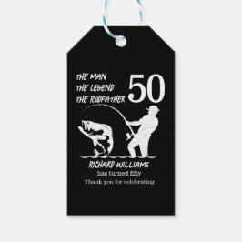 Fischen des legendären Rodvaters 50. Geburtstag Geschenkanhänger
