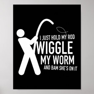 Fischen Dirty Ual Humor Poster