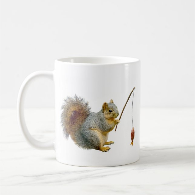 Fischen-Eichhörnchen-Tasse Tasse (Links)