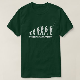 Fischen-Evolutions-lustiger Fischer T-Shirt