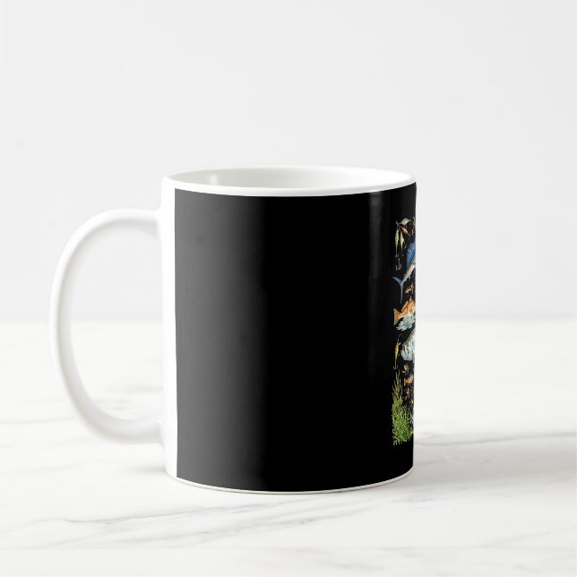 Fischen Fischarten Salzwasser Süßwasser Kaffeetasse (Links)