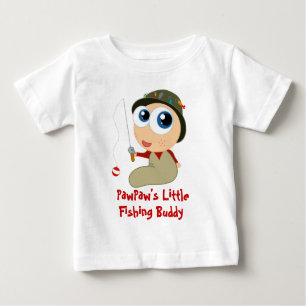 Fischen-Freund-T - Shirt der Papaya-s