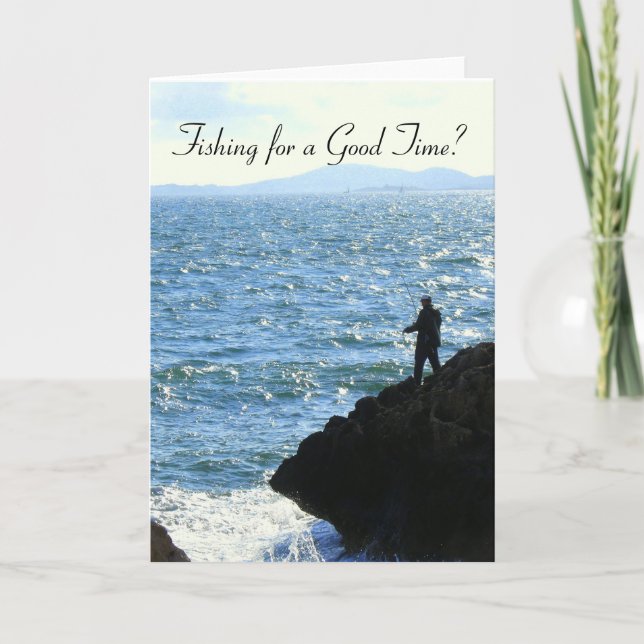 Fischen für eine gute Zeit? Einladung (Vorderseite)