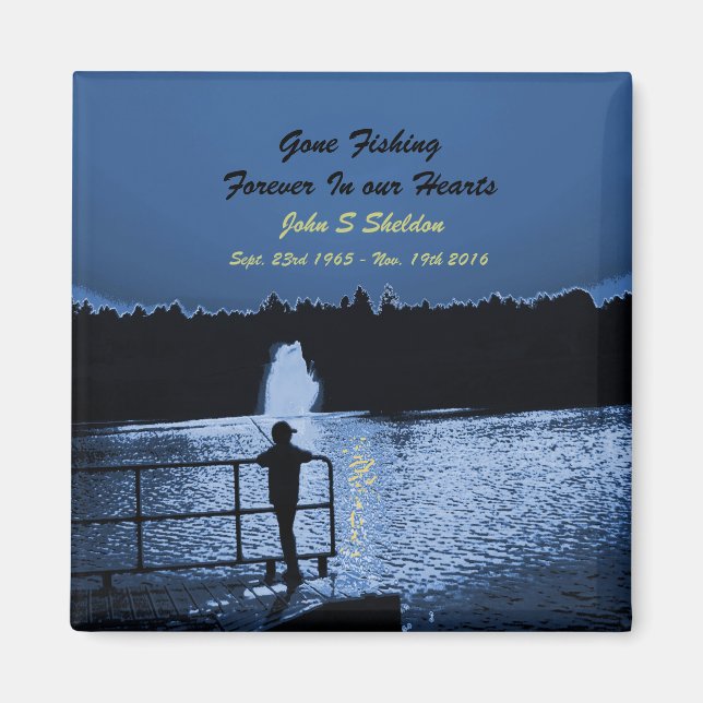 Fischen für immer in unserem Herzen, Gedenkstätte Magnet (Vorne)