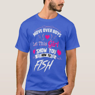 Fischen für MädchenUmzug über Jungen T-Shirt