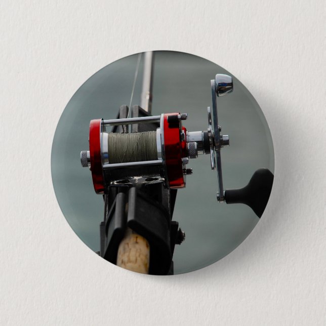 Fischen gegangen button (Vorderseite)