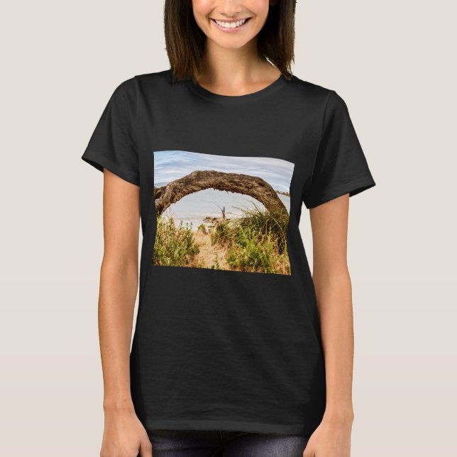 Fischen gegangen T-Shirt (Vorderseite)