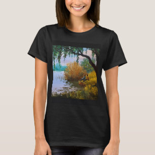 Fischen gegangen T-Shirt
