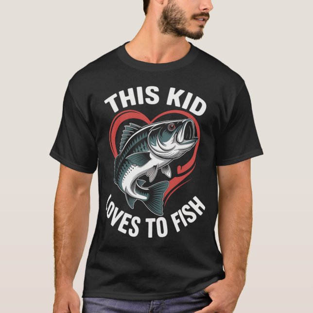 Fischen gegangen! T-Shirt (Vorderseite)