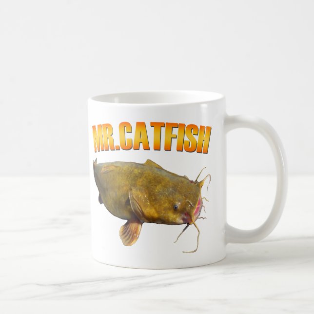 Fischen Herrn Catfish Kaffeetasse (Rechts)