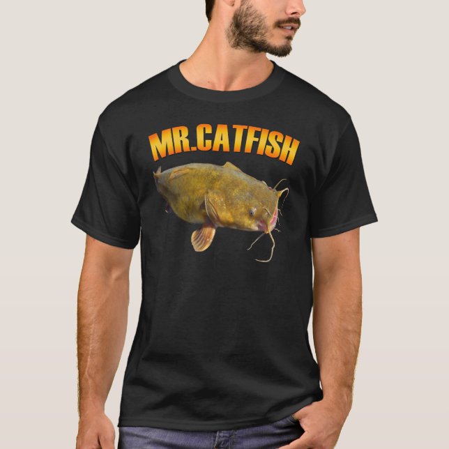 Fischen Herrn Catfish T-Shirt (Vorderseite)