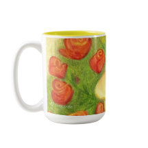 Fischen Hund und Katze (Nahaufnahme)/Tasse