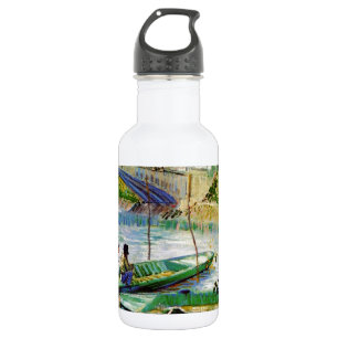Fischen im Frühling, Vincent van Gogh. Schön fis Trinkflasche