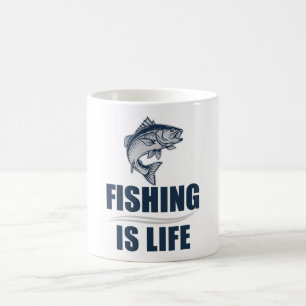 Fischen ist Leben Kaffeetasse