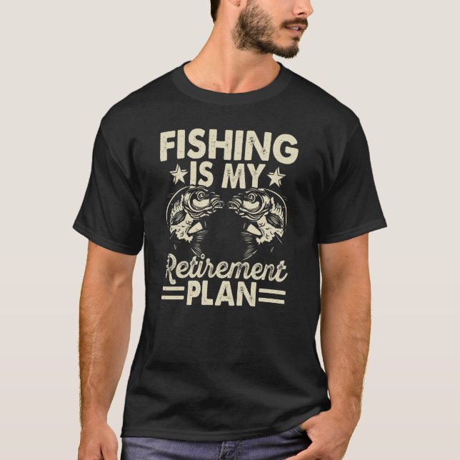 Fischen ist mein Großvater aus meinem Ruhestandspl T-Shirt (Vorderseite)