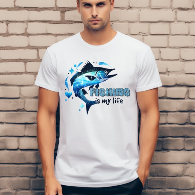 Fischen ist mein Leben T-Shirt (Von Creator hochgeladen)