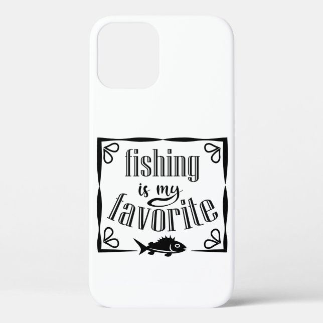 Fischen ist mein Lieblingsziffer Case-Mate iPhone Hülle (Rückseite)