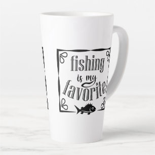 Fischen ist mein Lieblingsziffer Milchtasse