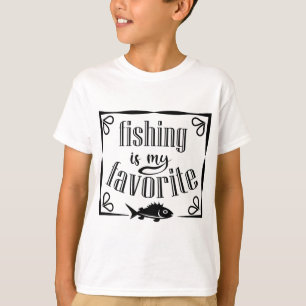 Fischen ist mein Lieblingsziffer T-Shirt