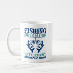 Fischen ist mein Ruhestandsplan, Funny Fishing Lov Kaffeetasse