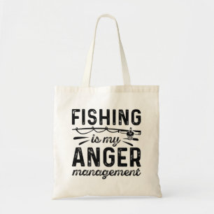 Fischen ist mein Wutmanagement Tragetasche