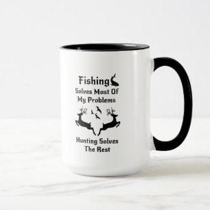 Fischen-Jagd-Geschenke für Jäger Tasse