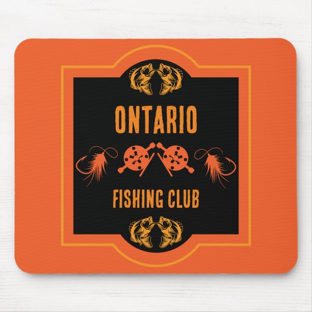 Fischen Kanada Mousepad (Vorne)