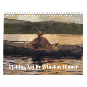 Fischen-Kunst durch Winslow Homer Kalender