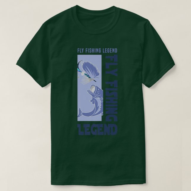 Fischen Legend Fischen Angelangler Fischer  T-Shirt (Design vorne)