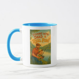 Fischen mit Vater ist Reel Fun! Tasse