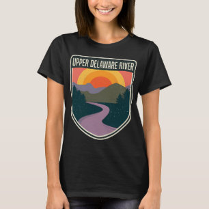 Fischen patriotische amerikanische Flagge Fischer T-Shirt