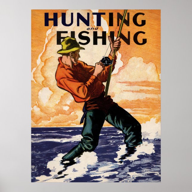 Fischen Poster (Vorne)