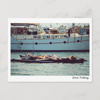 Fischen - Postkarte