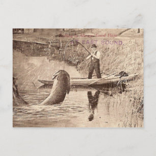 Fischen... Postkarte