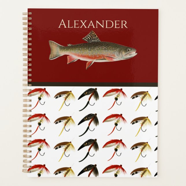 Fischen Rustikaler Lachs Planer (Vorderseite)