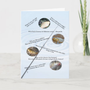 Fischen scherzt Kartennummer 1 Karte