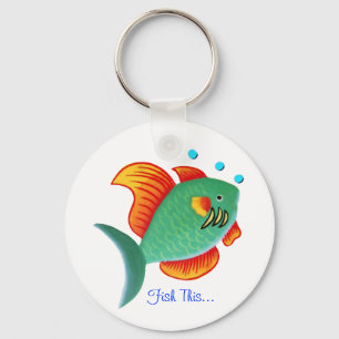 Fischen Sie dieses Schlüsselanhänger