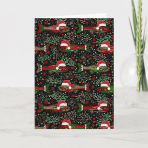 Fischen Sie ein frohes Weihnachten, Red Green Fore Karte