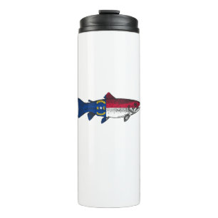 Fischen Sie in North Carolina Forellen Thermosbecher