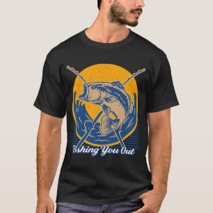Fischen Sie Vater Witze Spaß Punchline Jagd T-Shirt