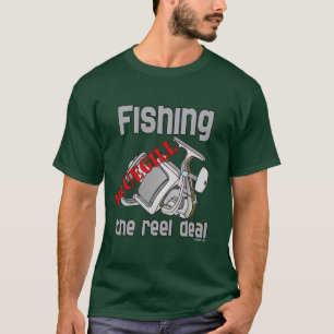 Fischen-Sonnenfisch das Spulen-Abkommen-ernste T-Shirt