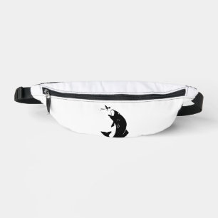 Fischen Sprünge Larvea Hook Fisherman Geschenk Bauchtasche