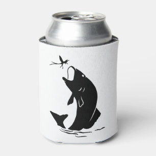 Fischen Sprünge Larvea Hook Fisherman Geschenk Dosenkühler